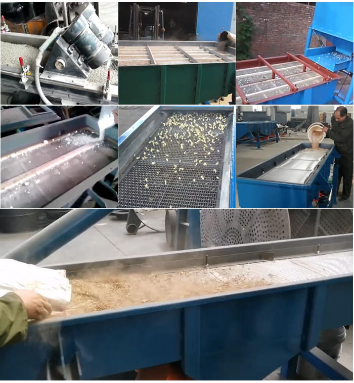 直線振動(dòng)篩，石子，沙子，砂石等物料使用現(xiàn)場圖